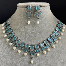 Handcrafted Oxidized Necklace/Oxidized Indian Jewelry/Boho Jewelry Necklace/Afghan Choker/Afghani jewelry/gypsy necklace