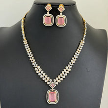 Gold CZ diamond Necklace, Bridal Necklace, Indian Jewelry, Pakistani Jewelry, Bollywood Indian Wedding