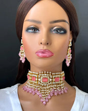 Pink Bridal Pacchi Kundan Choker/ Premium kundan set/Bollywood Jewelry/Indian jewelry/Pakistani necklace/bridal necklace/indian wedding