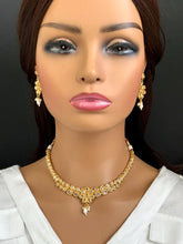 Gold Polki Kundan necklace/South Indian Jewelry/Temple Jewelry/Guttapusalu Necklace/Wedding necklace/Bridal necklace/Indian necklace