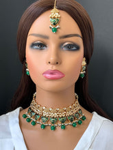 Green bridal Premium quality gold plated fine Kundan necklace/Traditional/Ethnic/Kundan Jewelry/Kundan Choker/India wedding/Bridal necklace