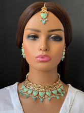 Mint Pista Green Premium quality gold plated fine Kundan necklace/Traditional/Kundan Jewelry/Kundan Choker/India wedding/Bridal necklace