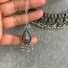 Oxidized Necklace/Oxidized Indian Jewelry/Boho Jewelry/Bib Choker Necklace/Afghan necklace/Afghani jewelry/gypsy necklace/
