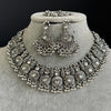 Oxidized Necklace/Oxidized Indian Jewelry/Boho Jewelry/Bib Choker Necklace/Afghan necklace/Afghani jewelry/gypsy necklace/