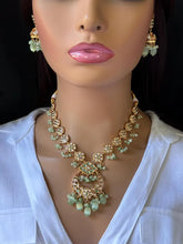 Pista Green Premium quality gold plated Kundan necklace/Traditional/Ethnic/Kundan Jewelry/Multi color Kundan Choker/Indian Bridal/wedding