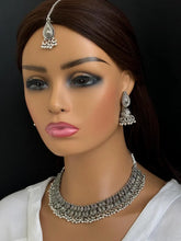Oxidized Necklace/Oxidized Indian Jewelry/Boho Jewelry/Bib Choker Necklace/Afghan necklace/Afghani jewelry/gypsy necklace/