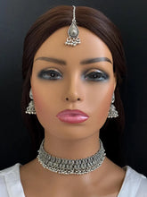 Oxidized Necklace/Oxidized Indian Jewelry/Boho Jewelry/Bib Choker Necklace/Afghan necklace/Afghani jewelry/gypsy necklace/