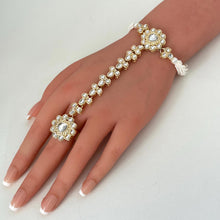 Kundan Single Hath Paan/Bracelet/Haath phool/Hathh Panja/finger Hand bracelet/Bridal Jewelry/hand harness/Indian Hand Jewelry/Indian wedding