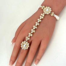 Kundan Single Hath Paan/Bracelet/Haath phool/Hathh Panja/finger Hand bracelet/Bridal Jewelry/hand harness/Indian Hand Jewelry/Indian wedding