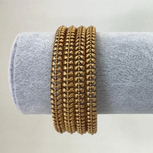 Indian Gold bangles, Temple Jewelry, South Indian bangles, Kada bangles, Indian Jewelry, Pakistani jewelry, Set of 4 bangles
