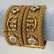 Bridal Doli Baraat Gold plated Single kada bangle/Pacchi kundan bangle/Rajwadi Bridal Bangle/Indian Wedding/Wedding Jewelry/Pakistani