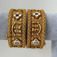 Bridal Doli Baraat Gold plated Single kada bangle/Pacchi kundan bangle/Rajwadi Bridal Bangle/Indian Wedding/Wedding Jewelry/Pakistani