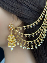 Gold Plated Polki Jhumka/Polki stone Jhumka/Indian Jewelry/Pakistani/Punjabi/Indian/Statement earring/Bridal earring/Indian wedding