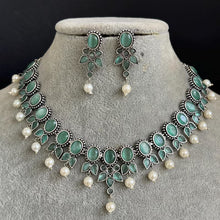 Handcrafted Oxidized Necklace/Oxidized Indian Jewelry/Boho Jewelry Necklace/Afghan Choker/Afghani jewelry/gypsy necklace