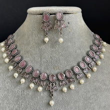 Handcrafted Oxidized Necklace/Oxidized Indian Jewelry/Boho Jewelry Necklace/Afghan Choker/Afghani jewelry/gypsy necklace