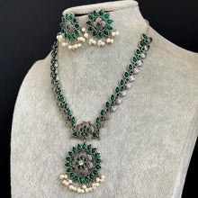 Oxidized Necklace/Oxidized Indian Jewelry/Mid Length Necklace Jewelry/Afghan necklace/Afghani jewelry/gypsy necklace