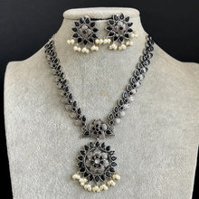 Oxidized Necklace/Oxidized Indian Jewelry/Mid Length Necklace Jewelry/Afghan necklace/Afghani jewelry/gypsy necklace