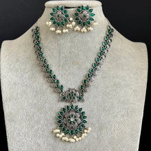 Oxidized Necklace/Oxidized Indian Jewelry/Mid Length Necklace Jewelry/Afghan necklace/Afghani jewelry/gypsy necklace