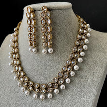Polki kundan necklace indian jewelry pakistani jewelry kundan necklace set indian wedding jewelry bridal necklace set statement jewelry
