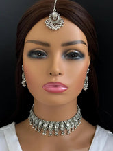Oxidized Necklace/Oxidized Indian Jewelry/Boho Jewelry/Bib Choker Necklace/Afghan necklace/Afghani jewelry/gypsy necklace/