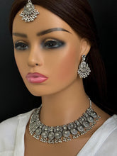 Oxidized Necklace/Oxidized Indian Jewelry/Boho Jewelry/Bib Choker Necklace/Afghan necklace/Afghani jewelry/gypsy necklace/