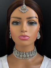 Oxidized Necklace/Oxidized Indian Jewelry/Boho Jewelry/Bib Choker Necklace/Afghan necklace/Afghani jewelry/gypsy necklace/