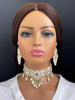 White Pearl Kundan Necklace/Kundan Choker/Bollywood Jewelry/Indian jewelry/Pakistani necklace/ punjabi necklace/bridal/indian wedding