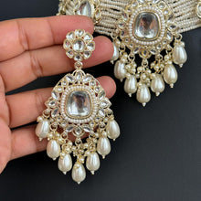 White Pearl Kundan Necklace/Kundan Choker/Bollywood Jewelry/Indian jewelry/Pakistani necklace/ punjabi necklace/bridal/indian wedding