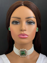 Victorian Marble Stone Polki Statement Choker, Sabyasachi Inspired Choker, Designer necklace, Indian Pakistani Jewelry for Wedding, Bridal