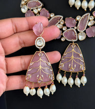 Pastel Pink Sabyasachi Victorian uncut Polki Necklace Indian Jewelry Sabyasachi Necklace Indian Bridal Necklace Bollywood Celebrity Jewelry
