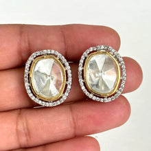 Victorian CZ stones Stud Earrings/Indian Studs/Indian Jewelry/Kundan Studs/Sabyasachi studs/Bridal Jewelry/Indian wedding