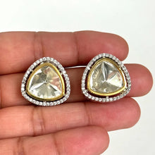 Victorian CZ stones Stud Earrings/Indian Studs/Indian Jewelry/Kundan Studs/Sabyasachi studs/Bridal Jewelry/Indian wedding
