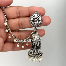 German Silver Earrings/Oxidized Earrings/Antique Silver/Silver Look Alike/Lightweight/Tribal/Afghani/Indian Jewelry/Boho Jewelry/Pakistani