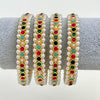 Navratan Pearl Bangles Set(4 Pc)/Pearl bangles/Stones bangles/Indian bangles/Punjabi Pearl bangles Set/Bridal bangles/wedding jewelry