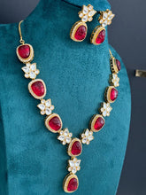 Ruby Fine Kundan Gold plated Victorian necklace, Indian Pakistani wedding jewelry, bridal jewelry, Kundan necklace, Designer necklace