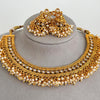 Gold Polki Kundan necklace South Indian Jewelry Temple Jewelry Guttapusalu Necklace Wedding necklace Bridal necklace Indian necklace