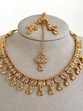 Gold Polki stone Necklace Set/Kundan Choker/Bollywood Jewelry/Indian jewelry/ Pakistani necklace/punjabi necklace/bridal /indian wedding