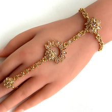 Gold Polki Single Hath Paan/Bracelet/Haath phool/Hathh Panja/finger Hand bracelet/Bridal Jewelry/hand harness/ Hand Jewelry/wedding jewelry
