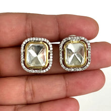 Victorian CZ stones Stud Earrings/Indian Studs/Indian Jewelry/Kundan Studs/Sabyasachi studs/Bridal Jewelry/Indian wedding