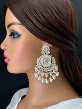 Bollywood Kundan Earrings/Indian Earrings/pearl Earring/Pakistani Earrings/Statement Earrings/Long chandelier/bridal earrings/Indian wedding