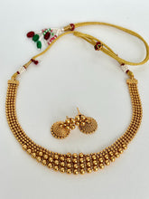 Antique Gold Necklace, South Indian Jewelry, Temple Jewelry, Delicate Necklace, Wedding necklace, Bridal necklace, Indian Gold Necklace