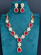 Ruby Fine Kundan Gold plated Victorian necklace, Indian Pakistani wedding jewelry, bridal jewelry, Kundan necklace, Designer necklace