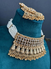 Gold Polki Kundan necklace/South Indian Jewelry/Temple Jewelry/Rajwada Necklace/Wedding necklace/Bridal necklace/Indian necklace