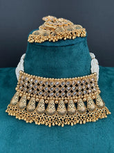 Gold Polki Kundan necklace/South Indian Jewelry/Temple Jewelry/Rajwada Necklace/Wedding necklace/Bridal necklace/Indian necklace