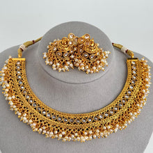Gold Polki Kundan necklace South Indian Jewelry Temple Jewelry Guttapusalu Necklace Wedding necklace Bridal necklace Indian necklace