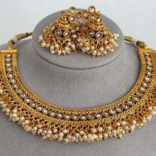 Gold Polki Kundan necklace South Indian Jewelry Temple Jewelry Guttapusalu Necklace Wedding necklace Bridal necklace Indian necklace