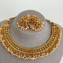 Gold Polki Kundan necklace South Indian Jewelry Temple Jewelry Guttapusalu Necklace Wedding necklace Bridal necklace Indian necklace