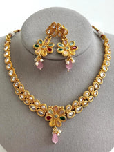 Multi Gold Polki Kundan necklace/South Indian Jewelry/Temple Jewelry/Rajwada Necklace/Wedding necklace/Bridal necklace/Indian necklace