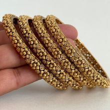 Indian Gold bangles, Temple Jewelry, South indian bangles, Kada bangles, Indian Jewelry, pakistani jewelry