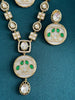 Green Kundan Antique Gold plated Victorian necklace, Indian Pakistani wedding jewelry, bridal jewelry, Kundan necklace, Designer necklace